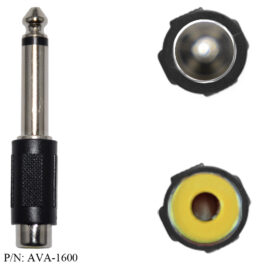 Adapter, 1/4â€ Mono Male/RCA Female