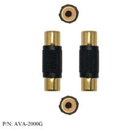 Adapter, RCA, F/F Coupler, Gold