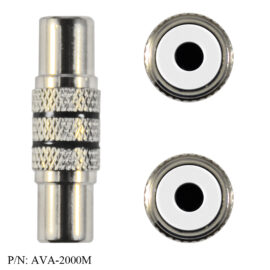 Adapter, RCA, F/F Coupler, All Metal