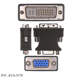 Adapter, DVI-I Dual Link (24+5) Male / VGA (HD15) Female