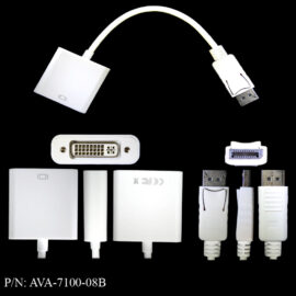 Adapter, DisplayPort Male/DVI Female, 10â€, MODEL B