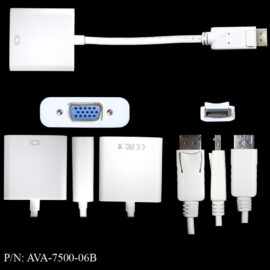 Adapter, DisplayPort Male/VGA Female, 6â€, MODEL B