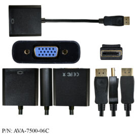 Adapter, DisplayPort Male/VGA Female, 6â€, MODEL C