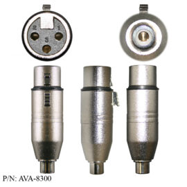 Adapter, XLR Female to RCA Female