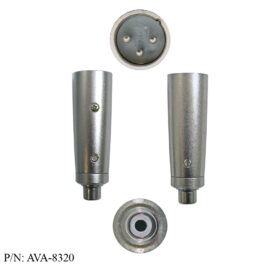 Adapter, XLR Male to RCA Female