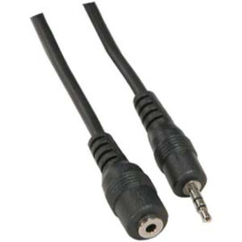 Cable, 2.5mm Stereo, M/F, 12â€™