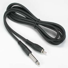Cable, 1/4" Mono Male/(1) RCA Male, 10'