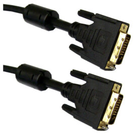 Cable, DVI-D, M/M, Dual link, Black, 24AWG, 10 Meter