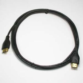 Cable, HDMI High Speed with Ethernet, UltraThin, 36AWG, 18-inch