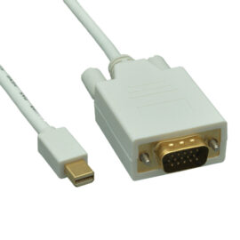Cable, Mini-DisplayPort Male to VGA Male, 10'