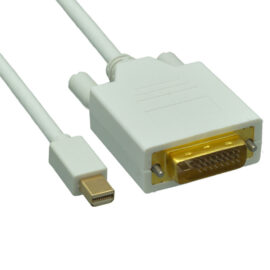 Cable, Mini-DisplayPort Male / DVI Male, 10'