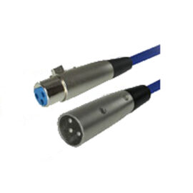 Cable, AES/EBU , 3-pin XLR/DMX, 24AWG, Digital Audio, 1-pair, 110ohm, 10'