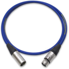 Cable, AES/EBU, Premium 5-pin XLR/DMX, 22AWG, 2-pair, 110ohm, w/Neutrik Connectors, 10'
