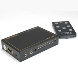 Switch, HDMI, (5-in / 1-out) with remote control