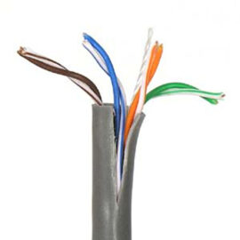 Bulk Cable, cat3, 4 pair, CMR, Gray, 1000'