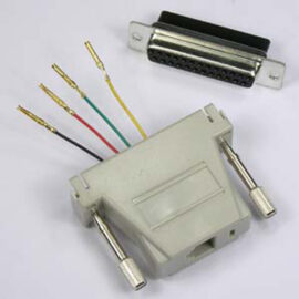 Adapter, DB25 Female/RJ12, Ivory