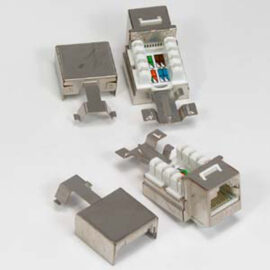 Keystone Jack, Cat5E, 110 Style, Shielded