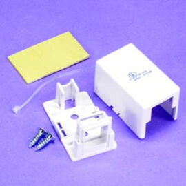 Surface Mount Box, Blank, Single, White