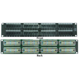 Patch Panel, CAT6, 110 Type, 48 Port, 19" Rackmount