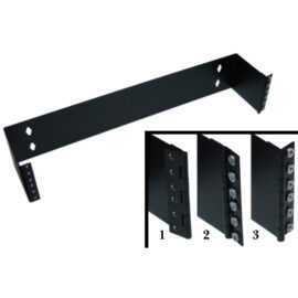 Hinged Wall Bracket, 2U, 3.5" (H) x 19" (W) x 6" (D)