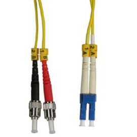 Fiber, Singlemode, Duplex, 9/125, LC/ST, 1 Meter
