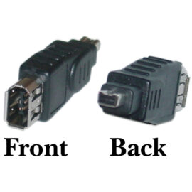 Adapter, firewire, 6-pin Female / 4-pin Male