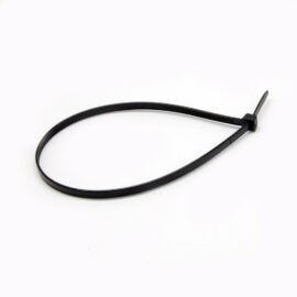 Cable Ties, 11", nylon, black, bag of 100 pcs