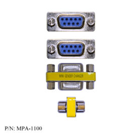 Adapter, DB9 F/F, Slim
