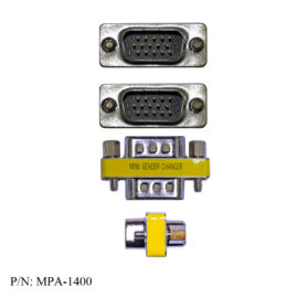 Adapter, HDB15 (VGA) M/M, Slim
