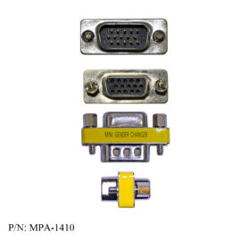 Adapter, HDB15 (VGA) M/F, Slim