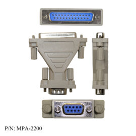 Adapter, DB9 Female / DB25 Male, Molded