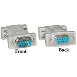 Adapter, Null Modem, DB9 M/F, Molded