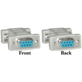 Adapter, Null Modem, DB9 F/F, Molded
