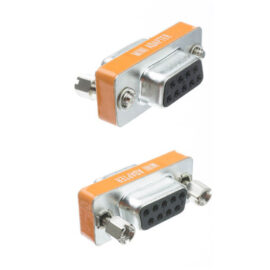 Adapter, Null Modem, DB9 F/F, Slim
