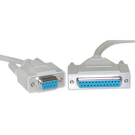 Cable, DB9 Female/DB25 Female, 9C, Molded, 6'