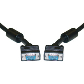 Cable, SVGA-QXGA, HDB15, Male/Male, 2x Shielded, w/Ferrites, 15'