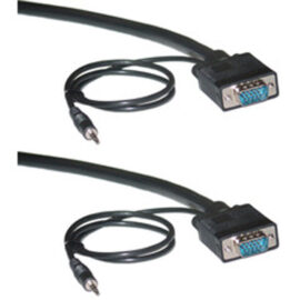 Cable, SVGA + 3.5mm Stereo, M/M, Plenum, 50'
