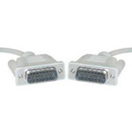 Cable, DB15 (2-row), M/M, 6'