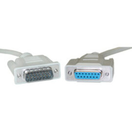 Cable, DB15 (2-row), M/F, 10'