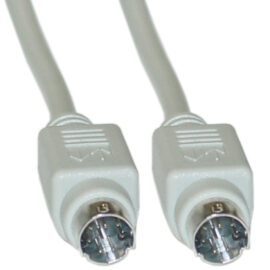 Cable, Minidin 8 M/M, beige, 6'