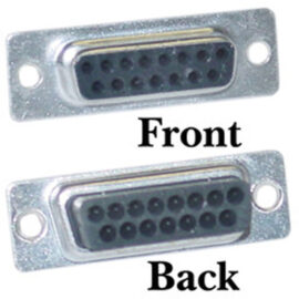 Housing, DB15 (2-row), Female, Crimp