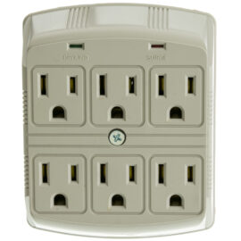 6-Outlet, 270 Joules, w/LED Indicator