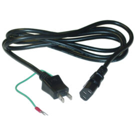 Power Cord, Japan  to C13, PSE Certified, Black, 6'