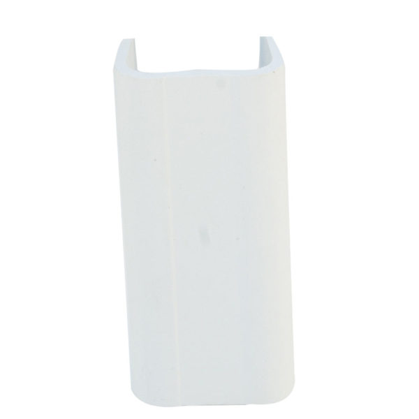 Cable raceway, 1-1/4 Joint Cover, White - Compatible Cable Inc