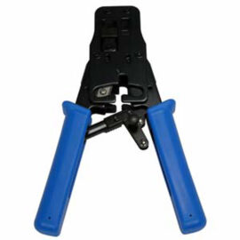 Tool, RJ45/RJ11/RJ12 Crimp, Ratchet Style, Front Entry