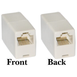 Coupler, RJ45, 8P8C, F/F, Straight