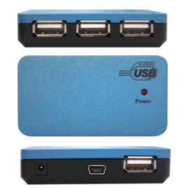Hub, USB 2.0, 4-port, Powered