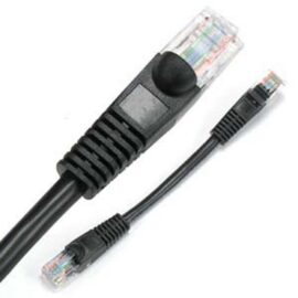 Cable, Cat6, with Molded Boot, Black, 50'