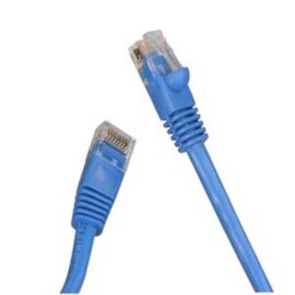 Cable, Cat6, with Molded Boot, Blue, 50'