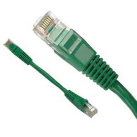 Cable, Cat6, with Molded Boot, Green, 50'